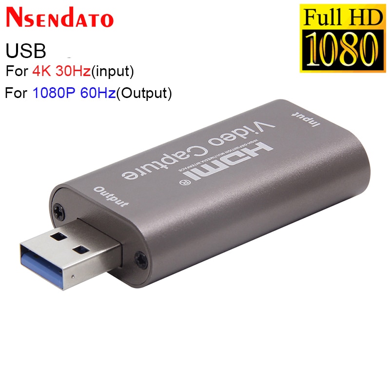 4K 1080P USB  ĸó ī USB 2.0 HDMI  ׷ ڵ ڽ, PS4  DVD ķڴ HD ī޶ ̺ Ʈ ڵ